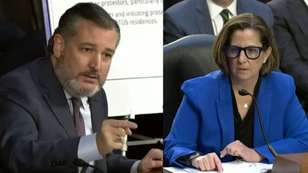 Cruz Goes Nuts On Doj Deputy For Refusing To Prosecute Scotus Home Protesters