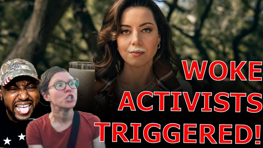 WOKE Activists LOSE IT Over Actress Aubrey Plaza MOCKING Plant Based Milk In HILARIOUS Troll Ad!