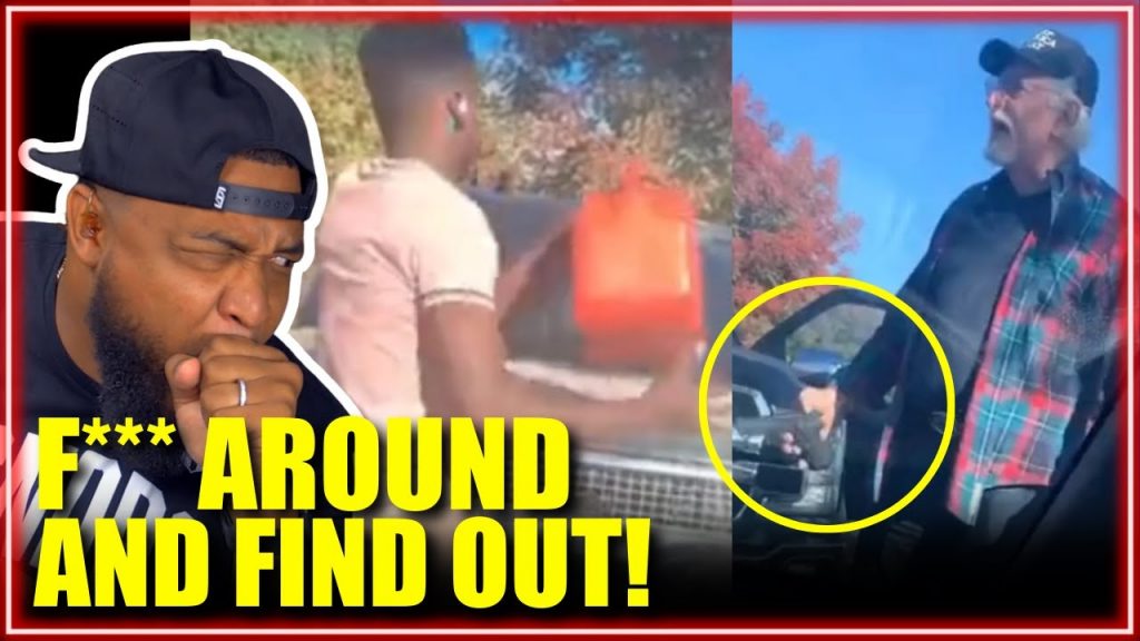 Prankster Gets GUN PULLED ON Him After Pouring Fake Gas On Man’s Car