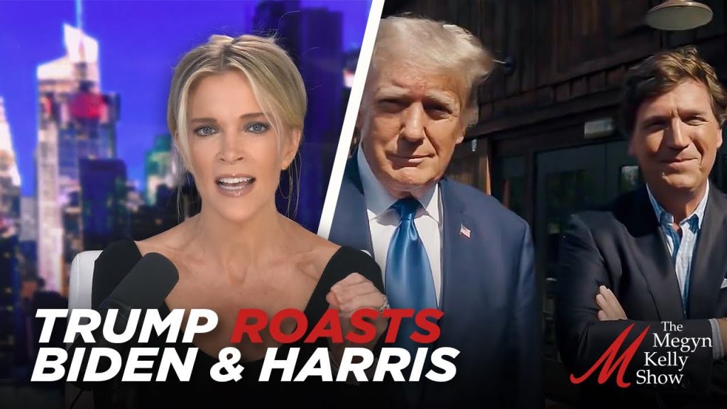 Donald Trump Hilariously Roasts Joe Biden and Kamala Harris in Tucker Interview, w/ Michael Knowles