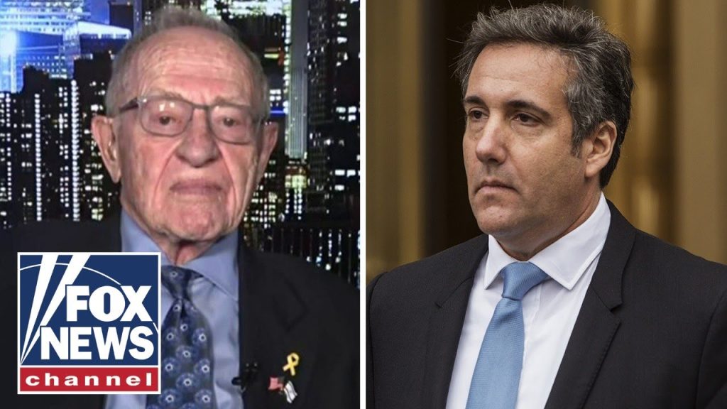 Alan Dershowitz accuses Michael Cohen of lying on the stand in Trump case