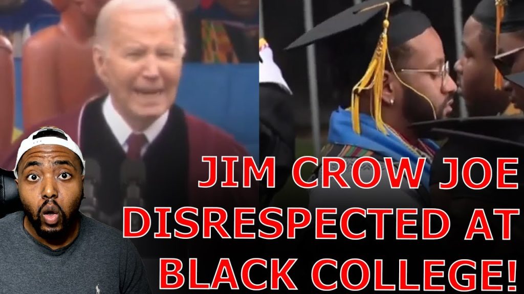 Black College Students TURN THEIR BACKS On Joe Biden As He Fear Mongers About Racism During Speech!