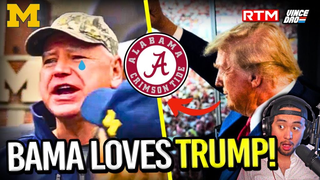 Tim Walz BOOED as Trump Gets THUNDEROUS APPLAUSE at Bama-Georgia Game!