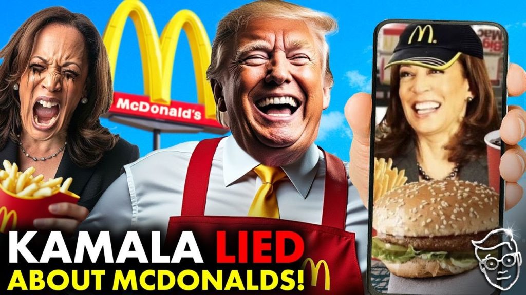 BURN! Trump Cooks Kamala With SAVAGE McDonalds Meme, Breaks Internet  ’She Lied About Fast Food Job