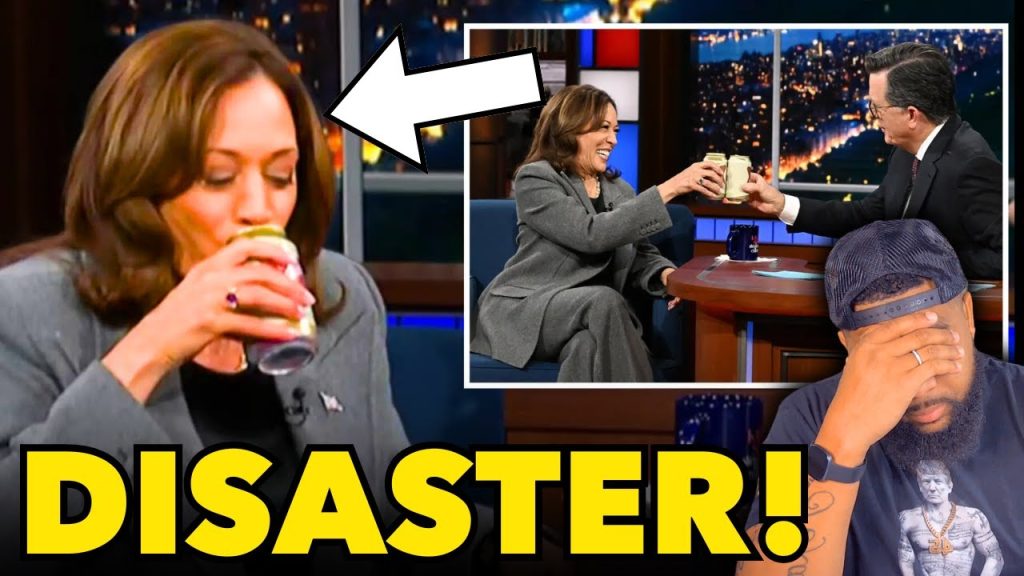 Kamala Harris Stephen Colbert BEER STUNT BACKFIRES MASSIVELY!