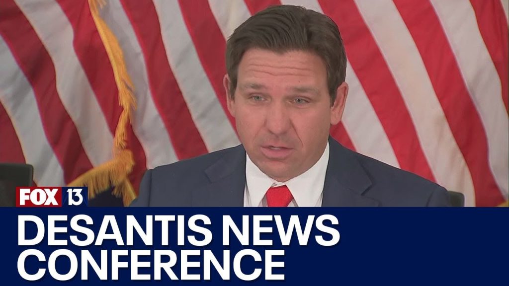 Gov. Ron DeSantis news conference in Jacksonville