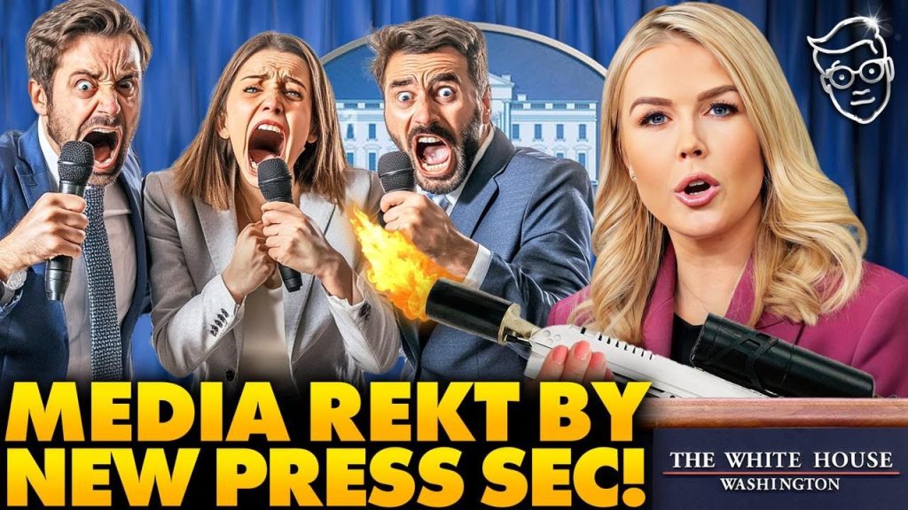 First Trump White House Press Briefing Leaves Reporters in Tears | New Press Sec. FLAMETHROWER