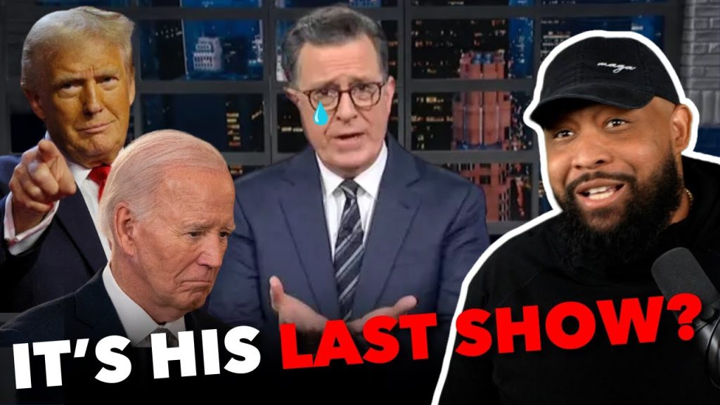 Stephen Colbert HAS PANIC ATTACK Over Biden LEAVING OFFICE as TRUMP RETURNS TO DC!