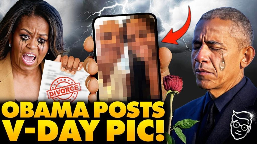 YIKES: Obama Publishes Valentines Day ‘Hostage’ Photo of Michelle Amid DIVORCE Rumors: It’s Bad