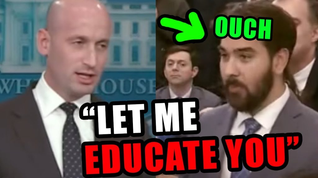 New guy gets completely OWNED by Stephen Miller after asking a Stupid question!!