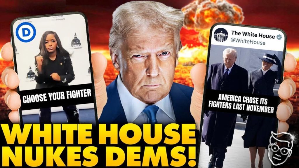 Trump White House NUKES Democrats CRINGE Dancing TikTok Video from Space | BRUTAL Ratio