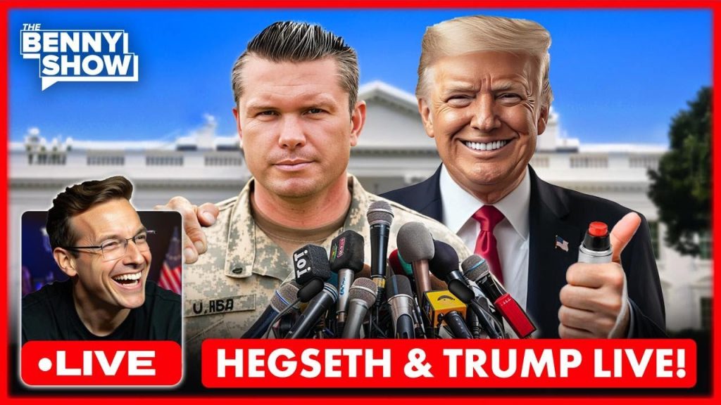 Trump SHOCK Announcement LIVE Right Now From White House With Secretary of Defense Pete Hegseth